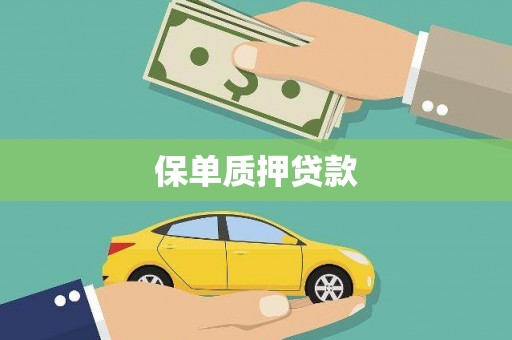噶尔保单质押贷款